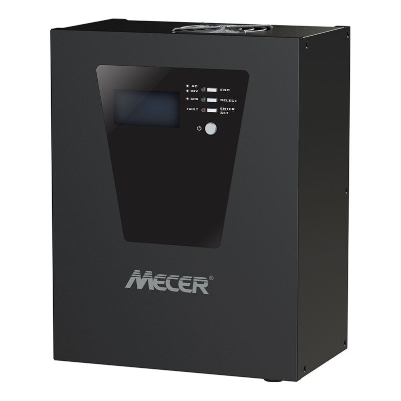 3 X MECER 1200VA 1000W 12V MPPT SOLAR INVERTERS For Parts or Repair