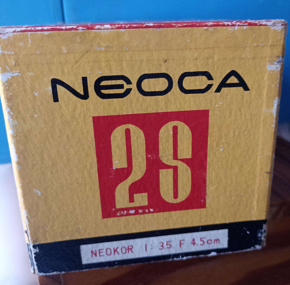 1950's Neoca 2S, 35 mm film camera in Original box which is a rare a find