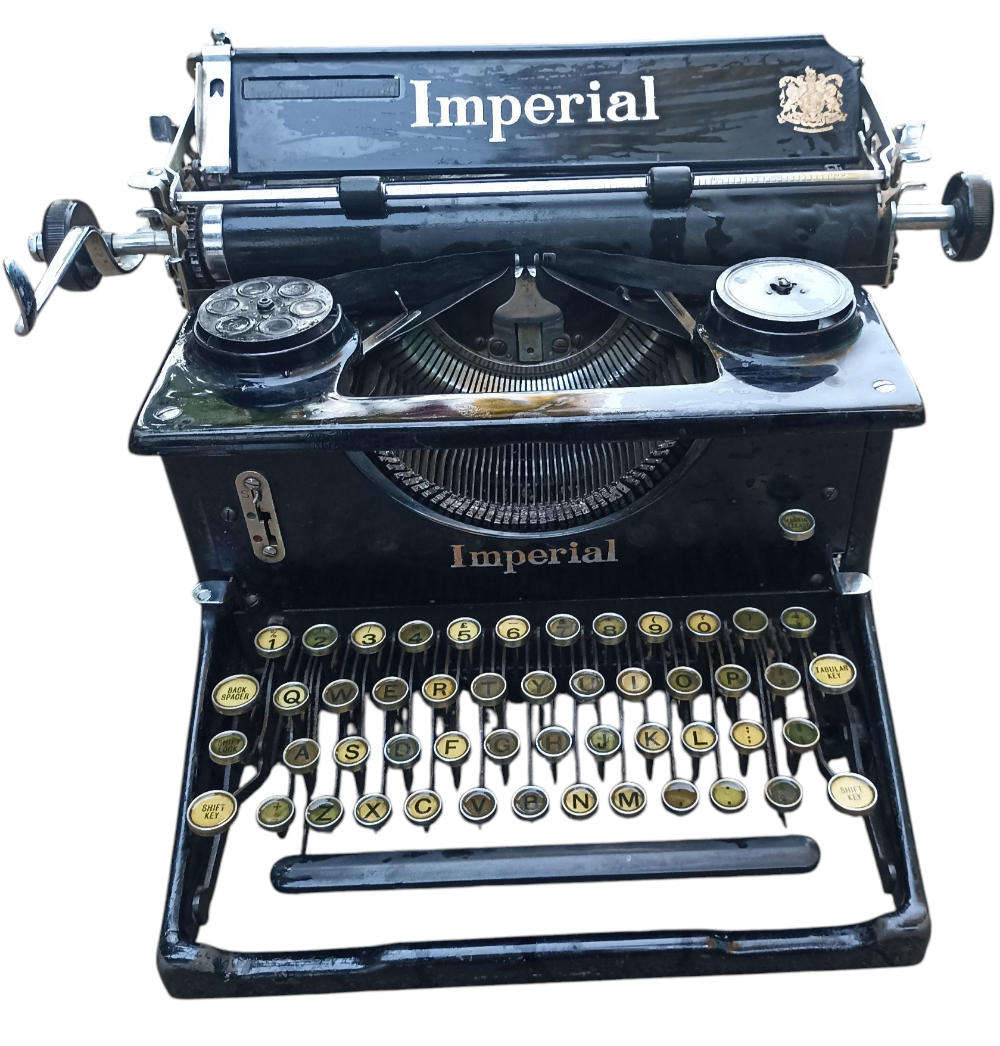 Antique 1920/30's Imperial Typewriter -Leicester J Maddison Co. England