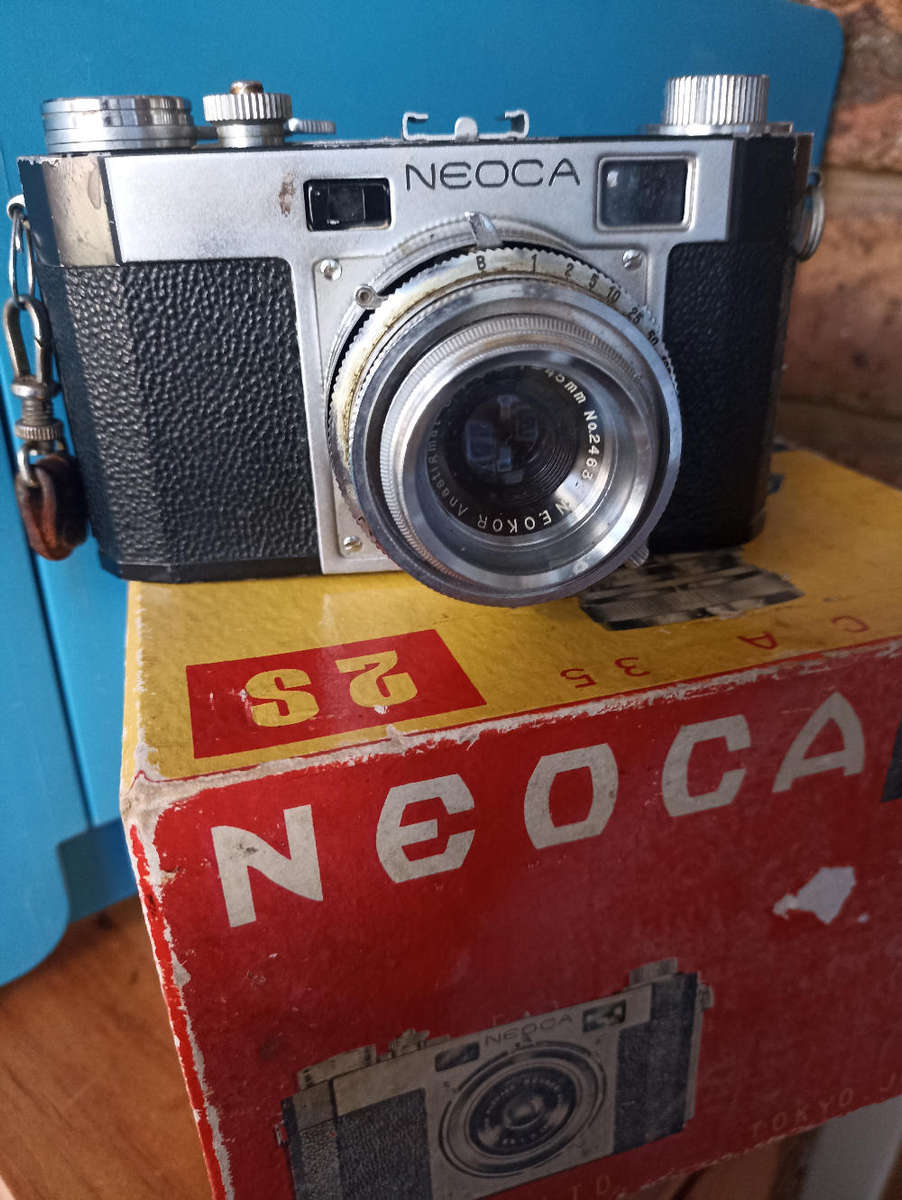 1950's Neoca 2S, 35 mm film camera in Original box which is a rare a find