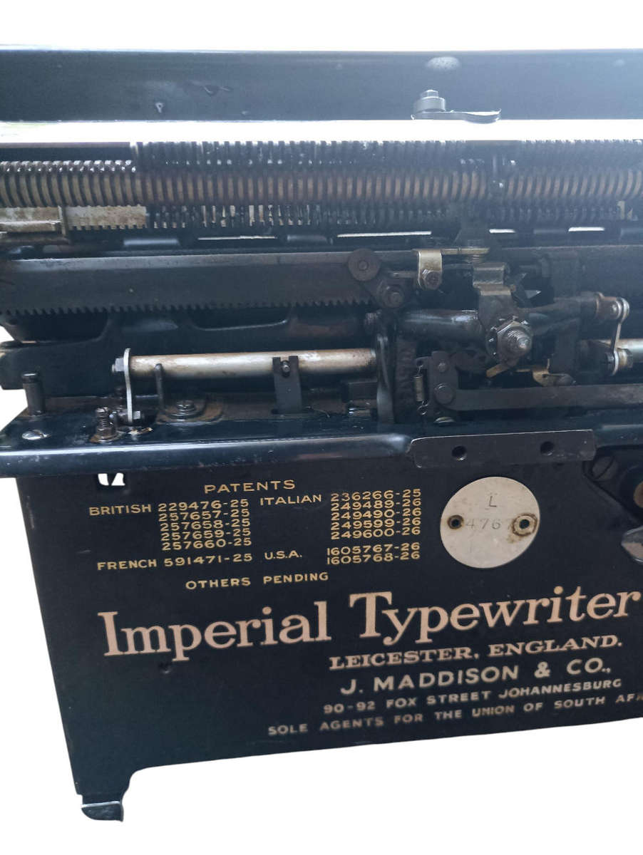 Antique 1920/30's Imperial Typewriter -Leicester J Maddison Co. England
