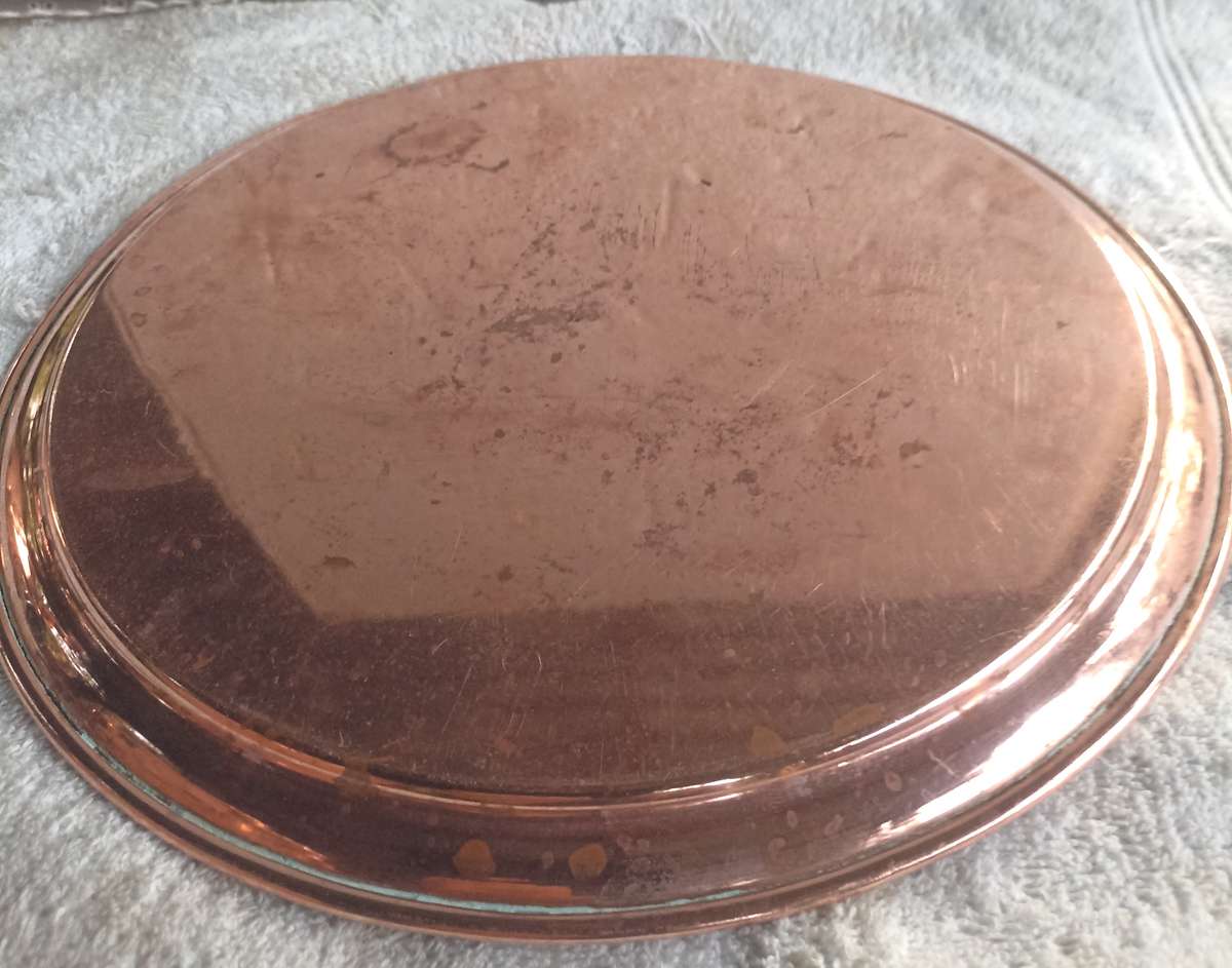 Nice good quality Copper Plated round bowl-Dia 25 cm