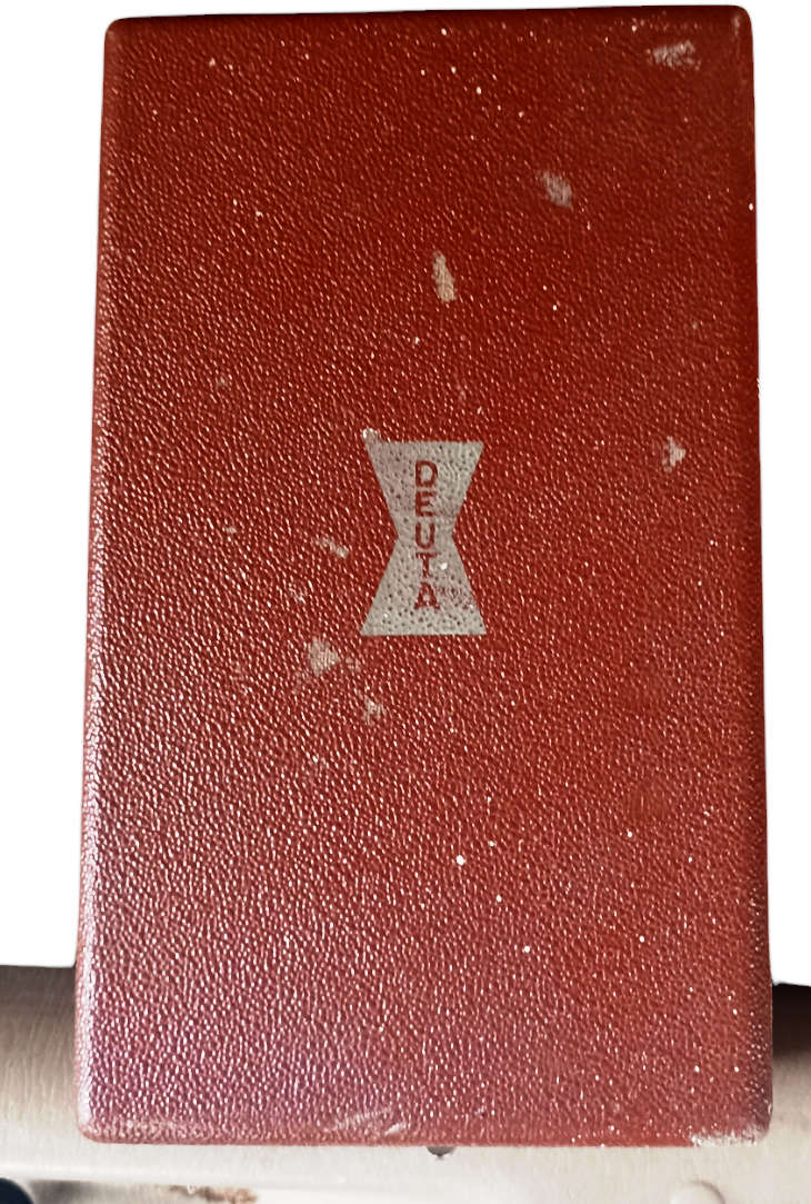 Vintage DEUMO 2  Mechanical Tachometer Kit -Made in Germany - in original Box-very good condition