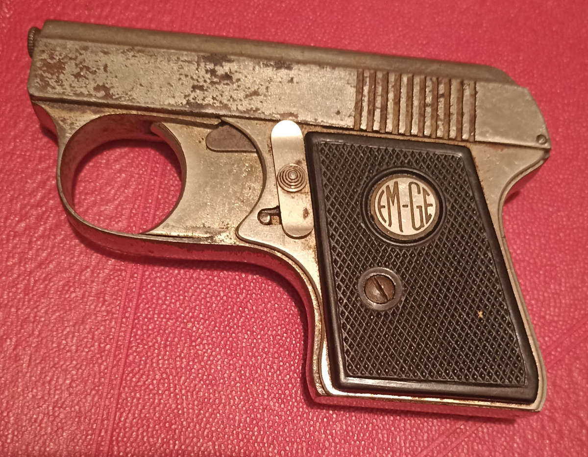 WII period EM-GE Starting pistol-Gerstenberger & Co-made in Germany-firing blanks