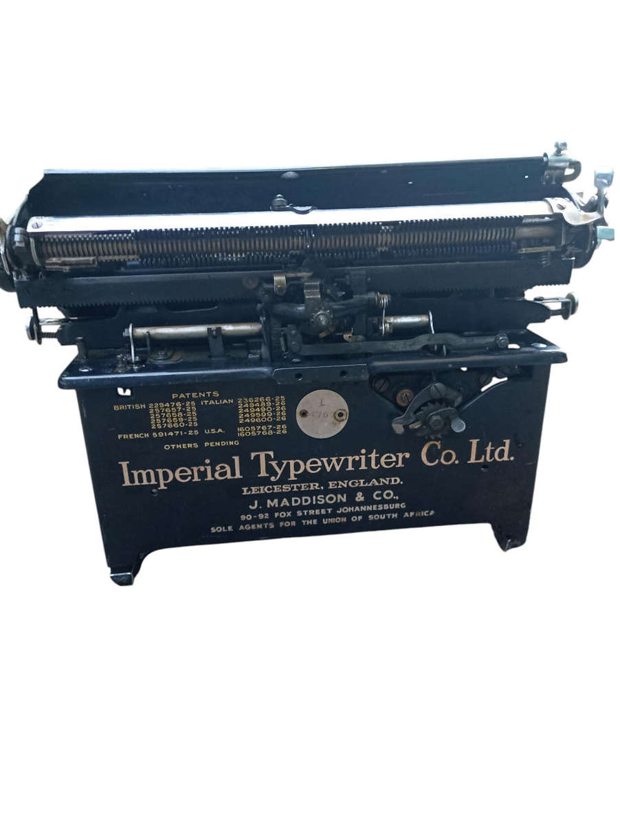Antique 1920/30's Imperial Typewriter -Leicester J Maddison Co. England