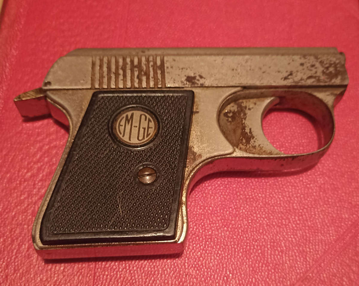 WII period EM-GE Starting pistol-Gerstenberger & Co-made in Germany-firing blanks