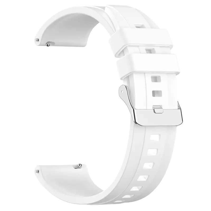 Silicone Watch Band - White
