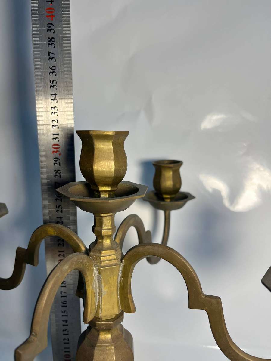 Brass 5 Candle Candelabra