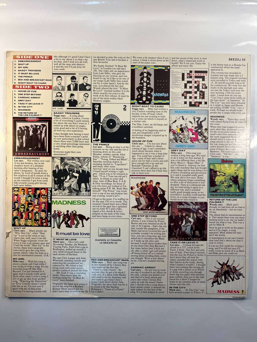 Madness - Complete Madness-  - Vinyl LP
