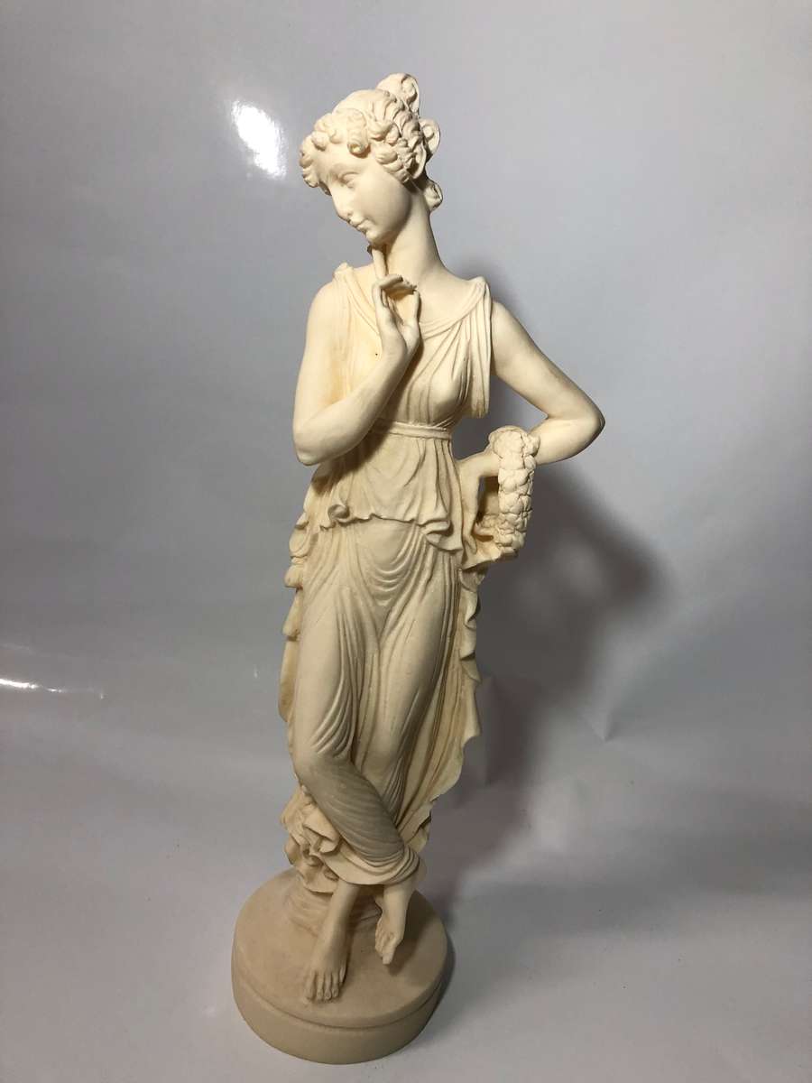 LOVELY VINTAGE RESIN STATUETTE  - 33CM- NEAR PERFECT CONDITION