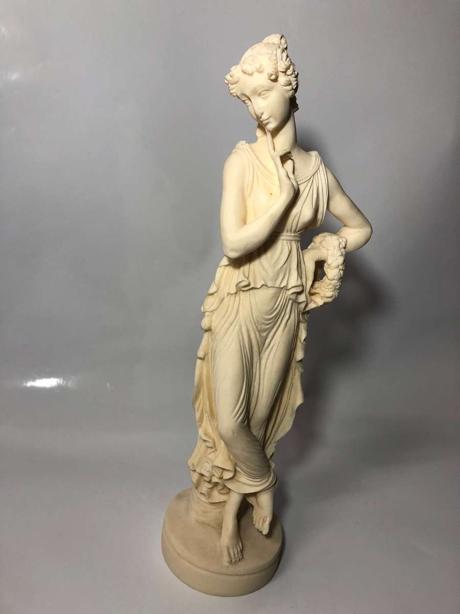 LOVELY VINTAGE RESIN STATUETTE  - 33CM- NEAR PERFECT CONDITION