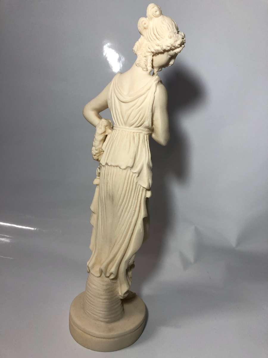 LOVELY VINTAGE RESIN STATUETTE  - 33CM- NEAR PERFECT CONDITION
