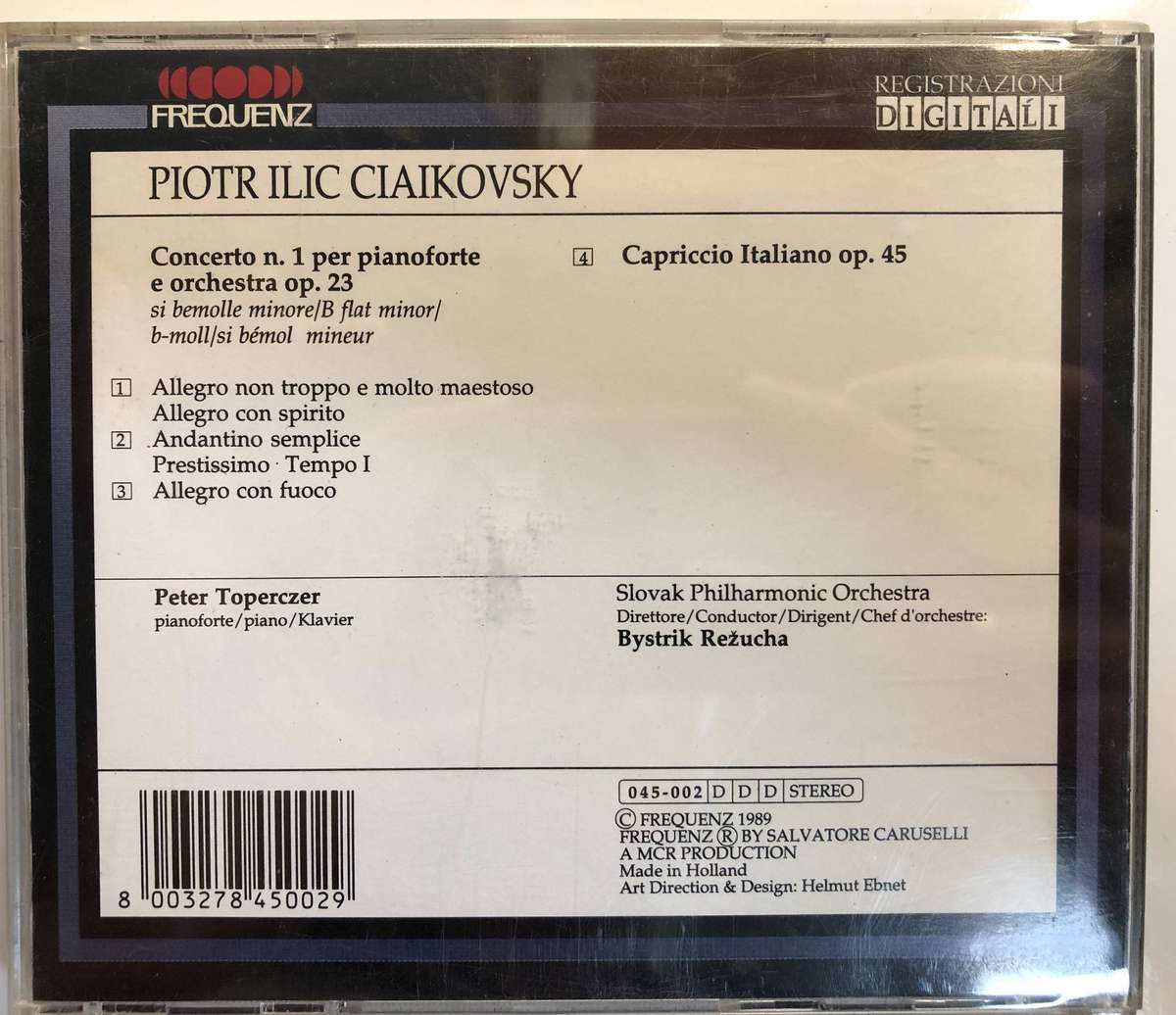 Ciaikovsky - Concerto N.1 - CD