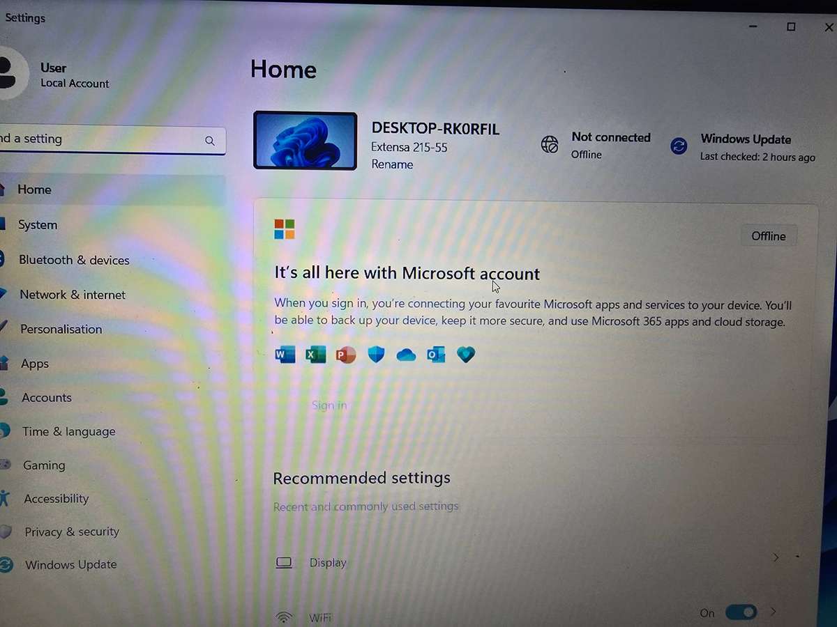 Acer Extensa 215-55 (12thgen i5-1235U)