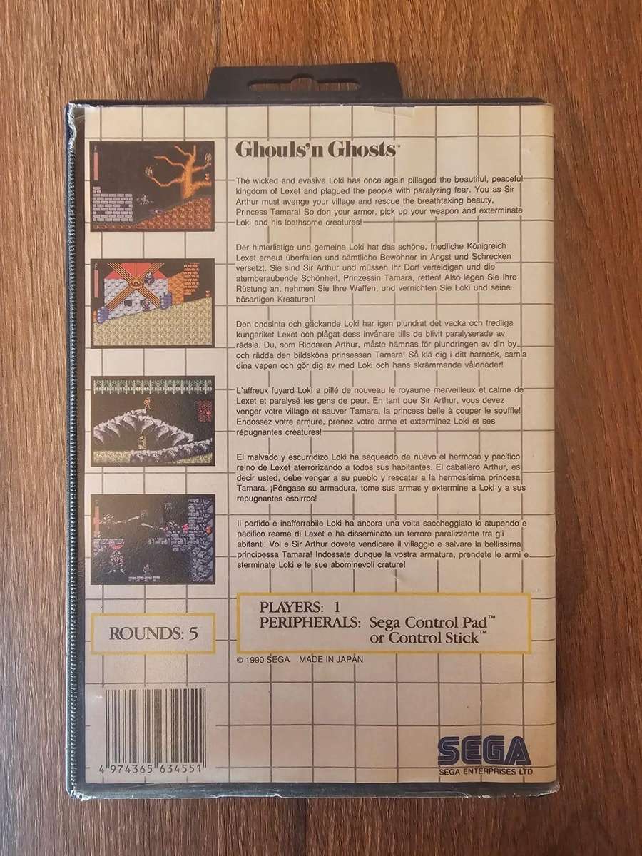 Ghouls 'n Ghosts (Sega Master System)