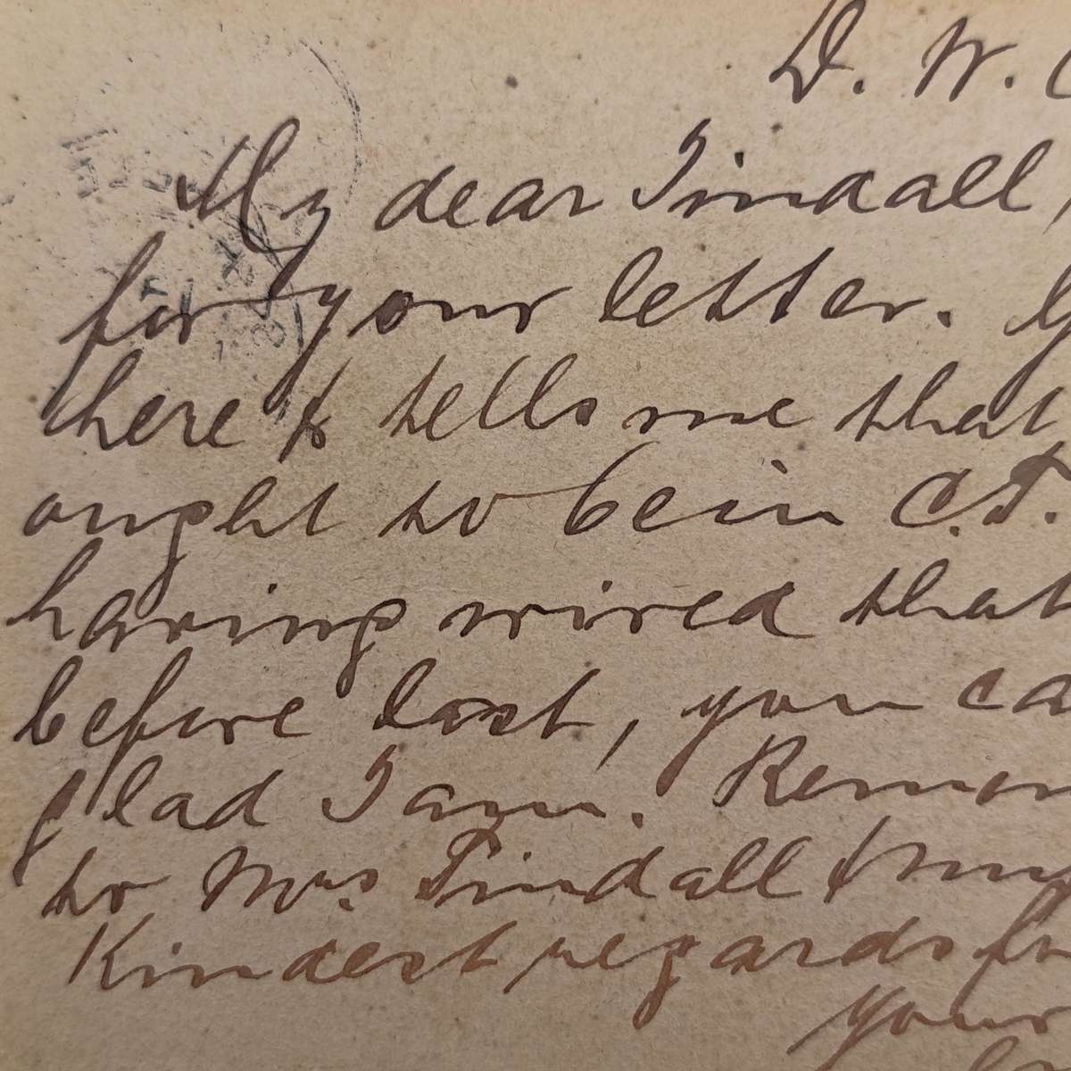 Pow Boer War postcard October 1900 from Deadwood Camp St Helena to Stellenbosch