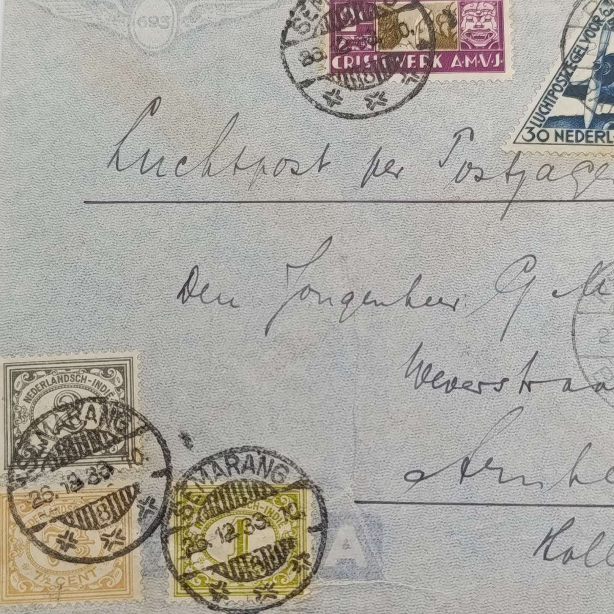 Cover Semarang Dutch East India to Amsterdam Holland