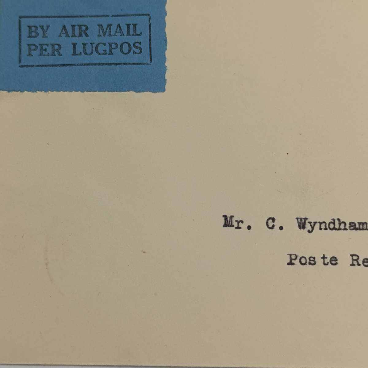 Airmail Cover Pietersburg South Africa to Omaruru South West Africa via Johannesburg & Kimberley