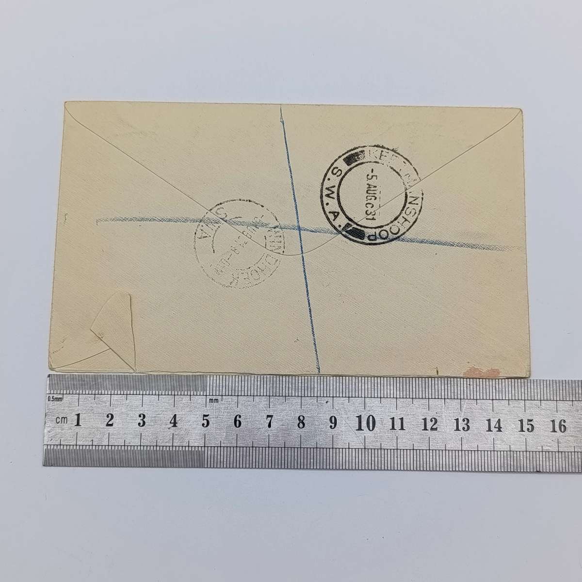 Registered Airmail cover Windhoek to Keetmanshoop South West Africa with 5x SWA stamps