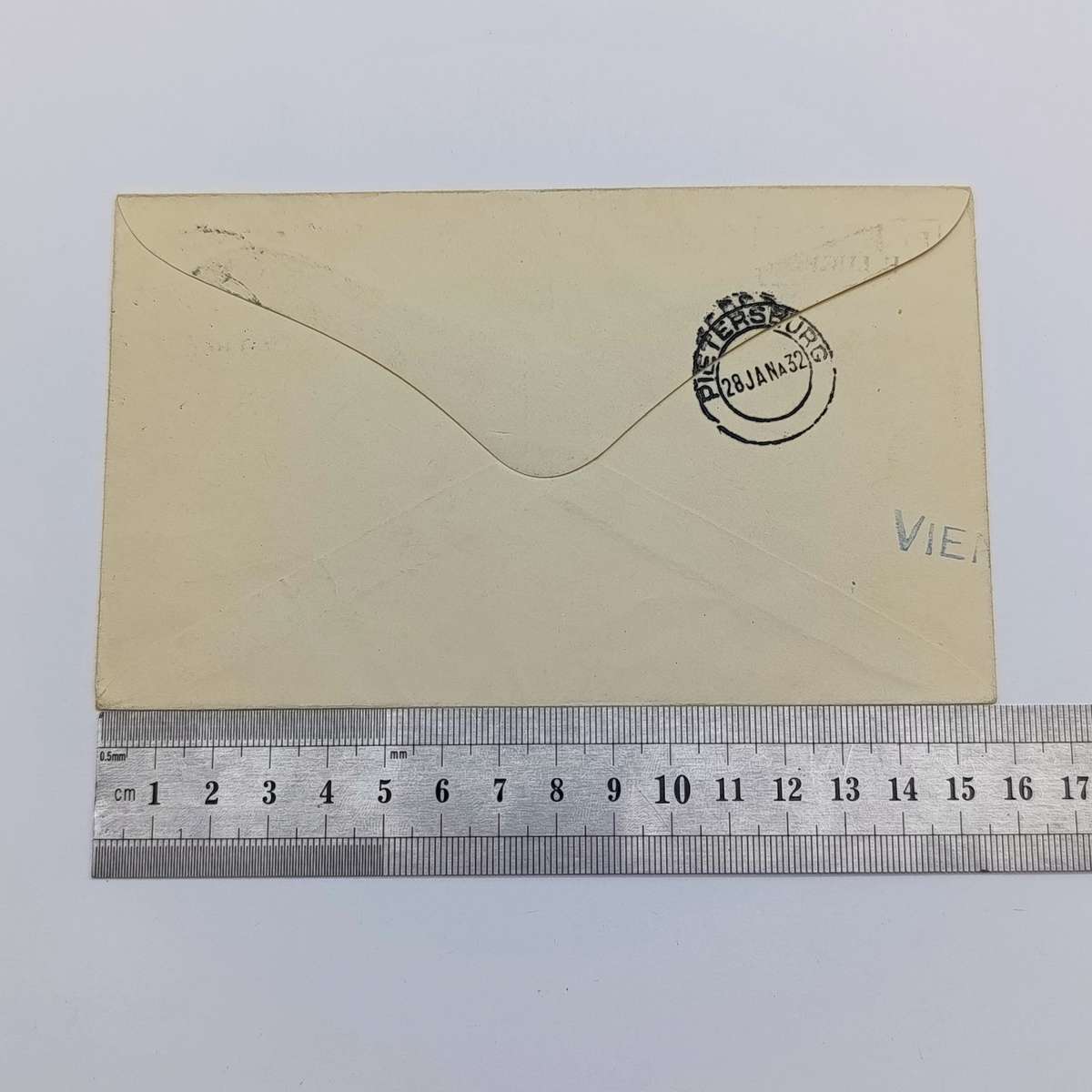 Airmail Cover Cape Town to Pietersburg South Africa with blue airmail label & 4d stamp cancelled