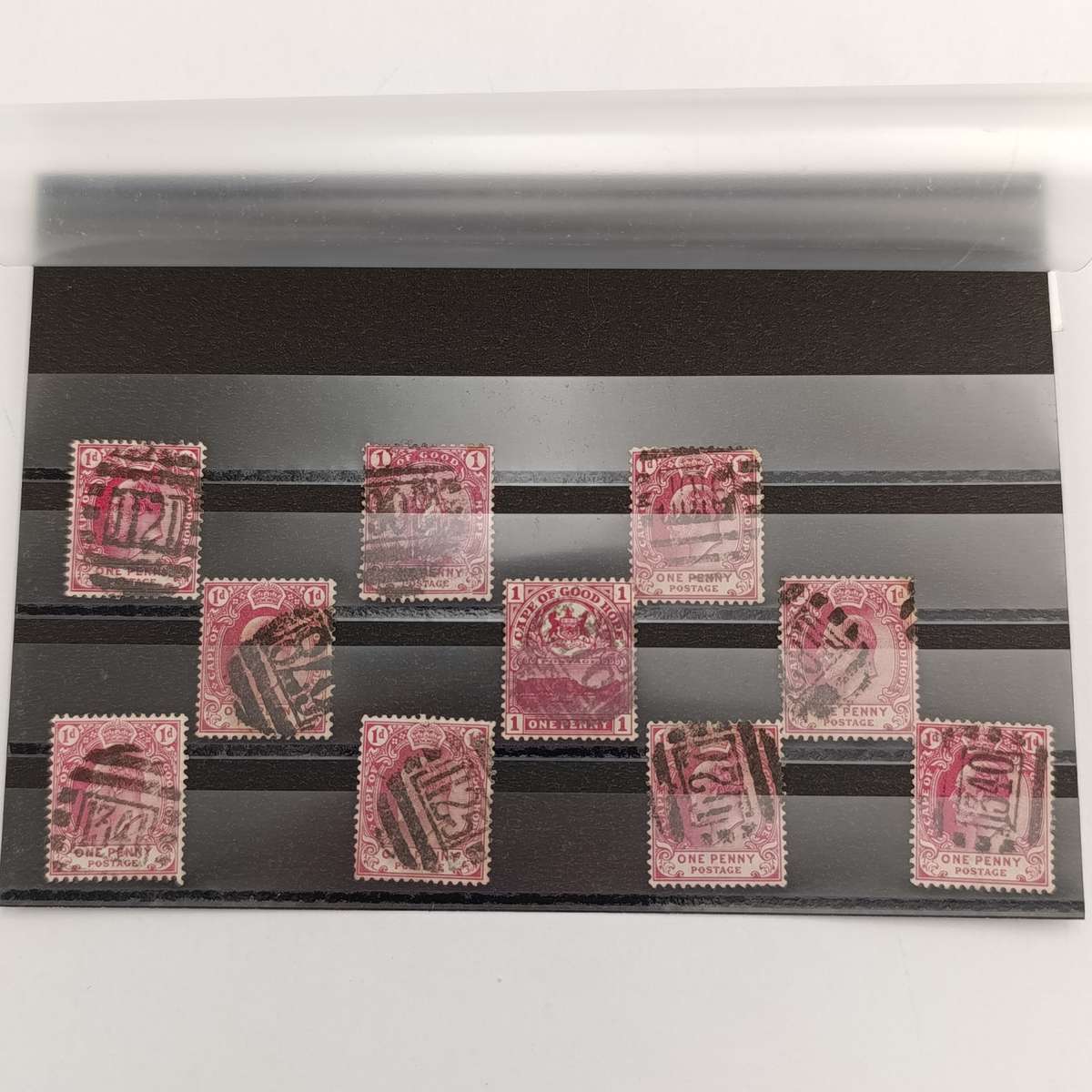 Post Office marks on Cape of Good Hope stamps (1 penny)