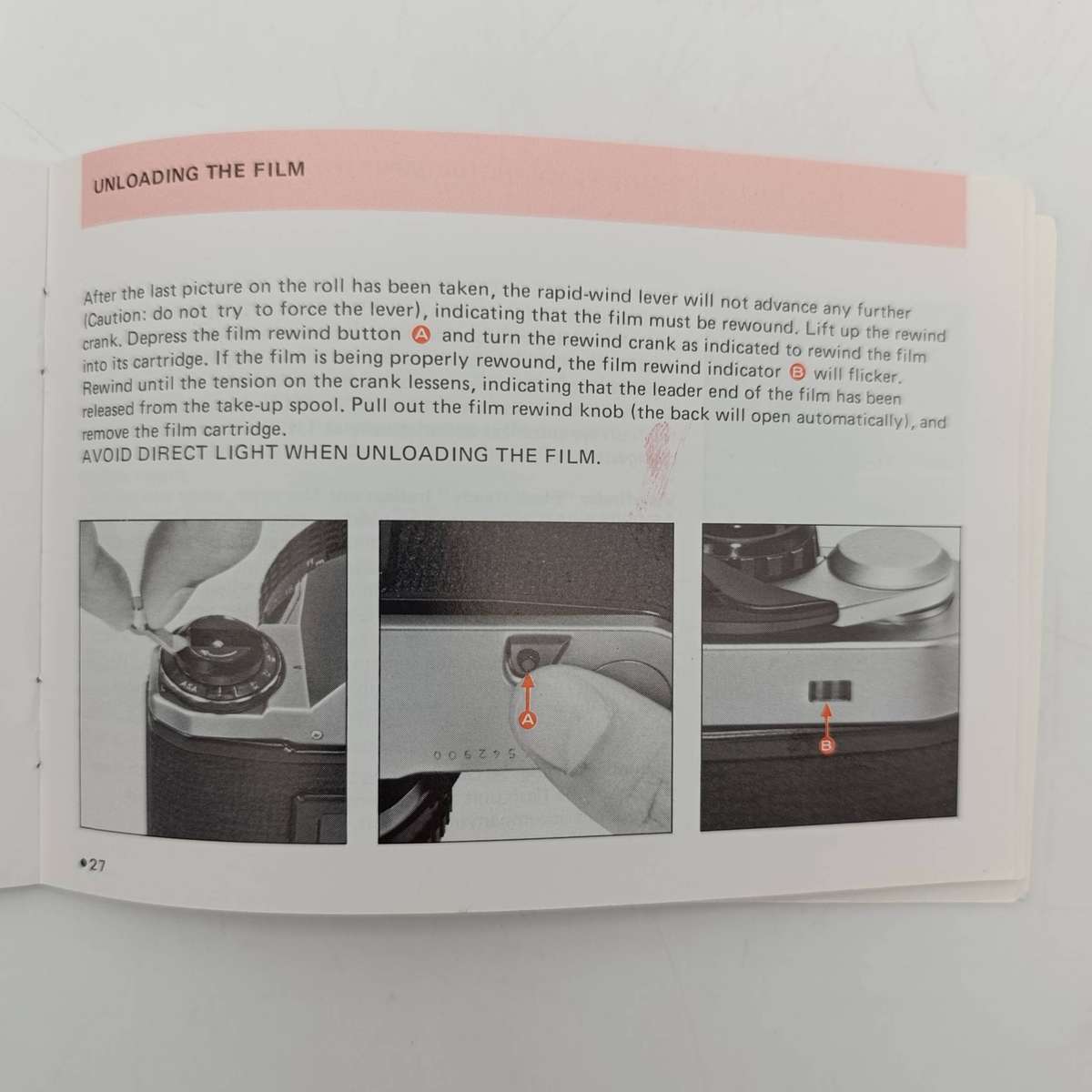 Pentax ME Super camera booklet