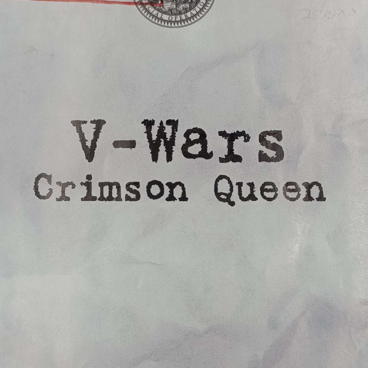 V-Wars Crimson Queen graphic novel by Jonathan Maberry