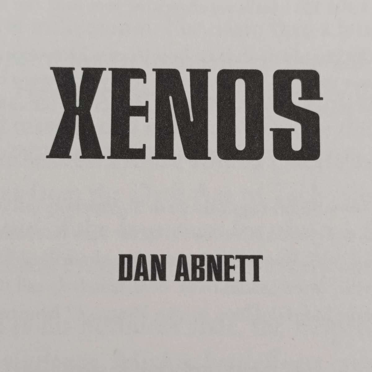 Warhammer #69 Xenos Dan Abnett