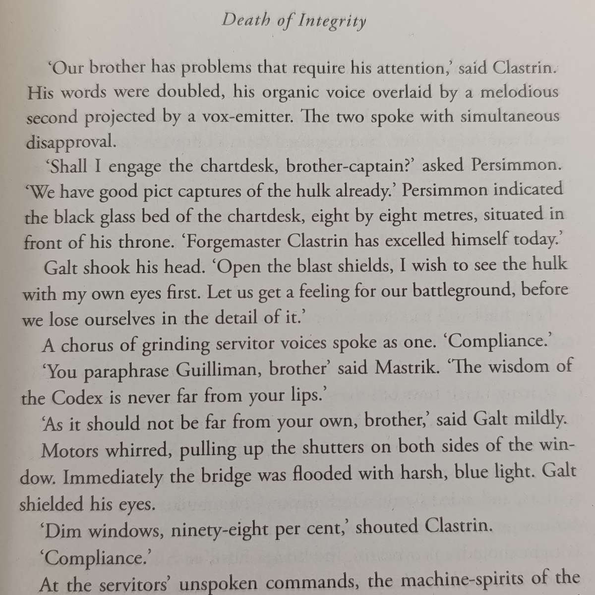 Warhammer #93 Death of Integrity by Guy Haley