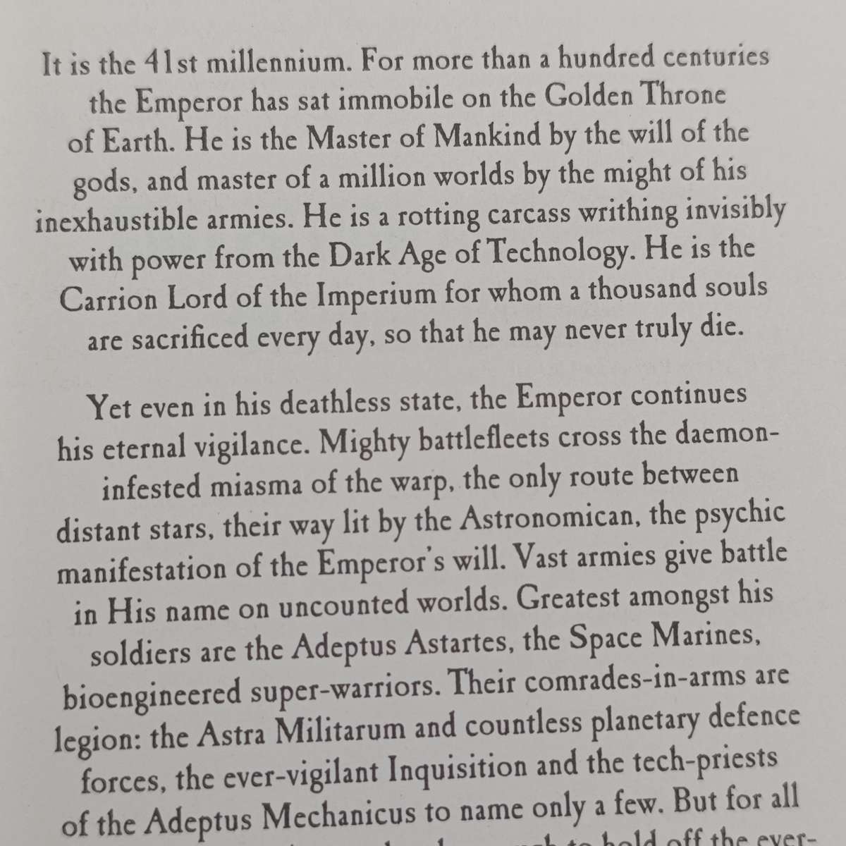 Warhammer #32 Master of Sanctity by Gav Thorpe