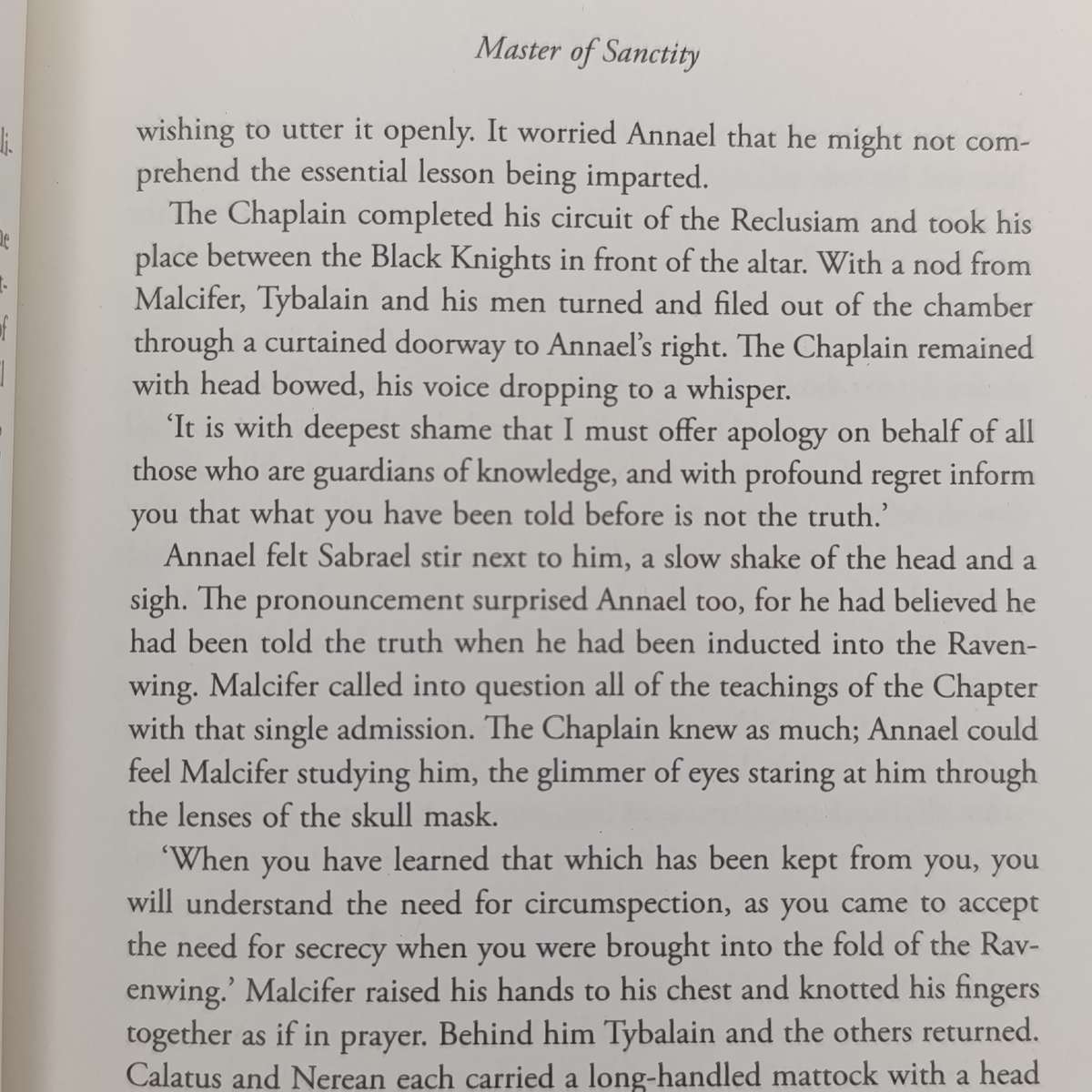 Warhammer #32 Master of Sanctity by Gav Thorpe