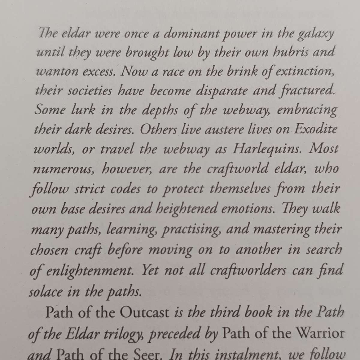 Warhammer #99 Path of the outcast by Gav Thorpe