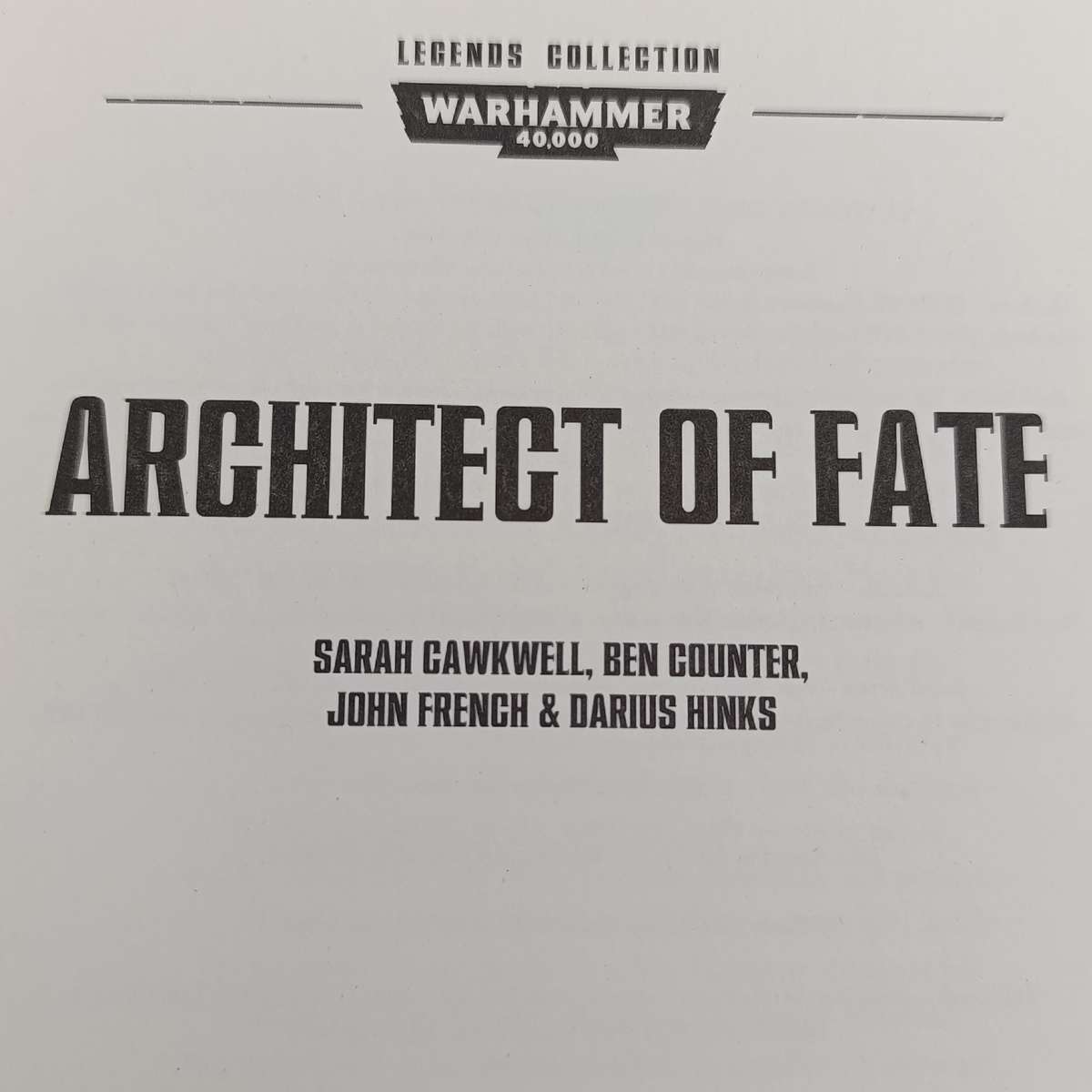 Warhammer #61 Architect of fate