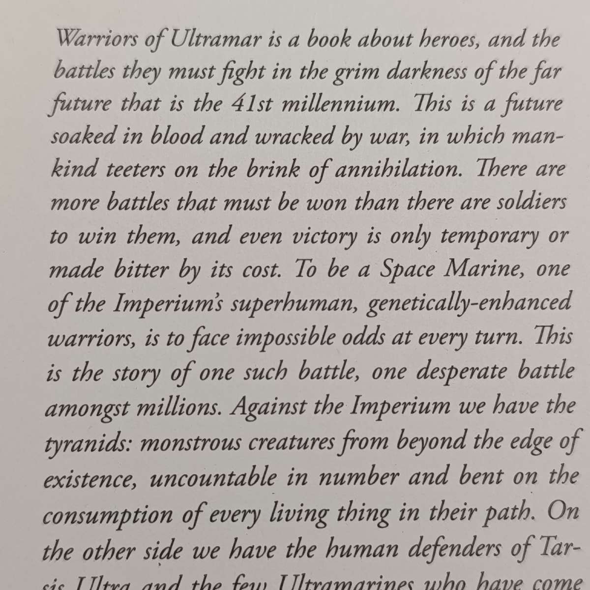 Warhammer #10 Warrior's of Ultramar by Graham McNeill