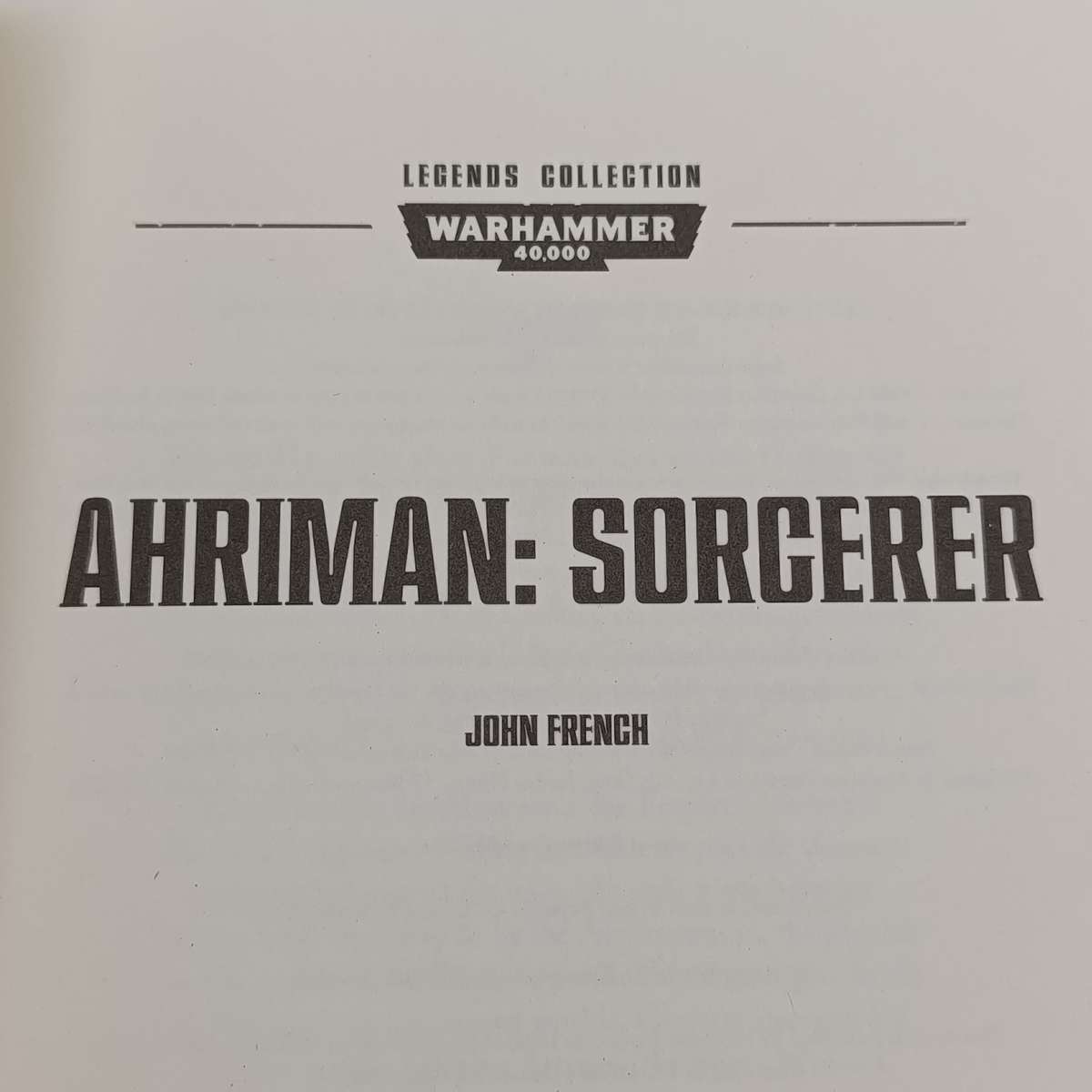 Warhammer #22 Ahriman Sorcerer by John French
