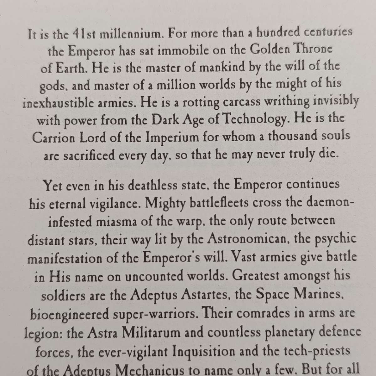Warhammer #45 First and Only by Dan Abnett
