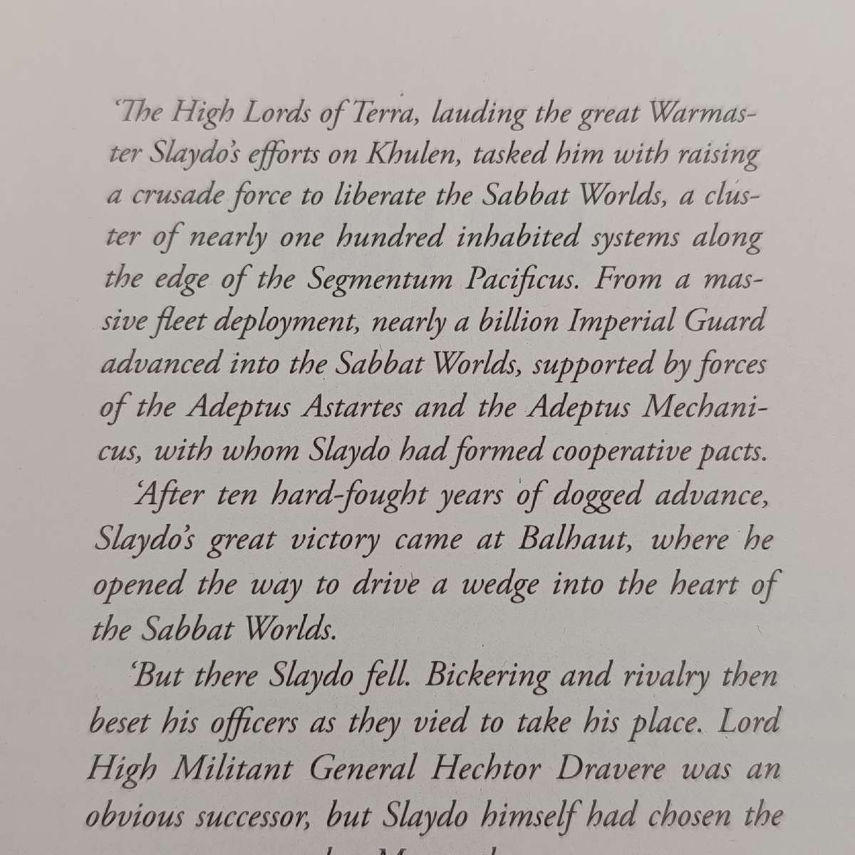 Warhammer #45 First and Only by Dan Abnett