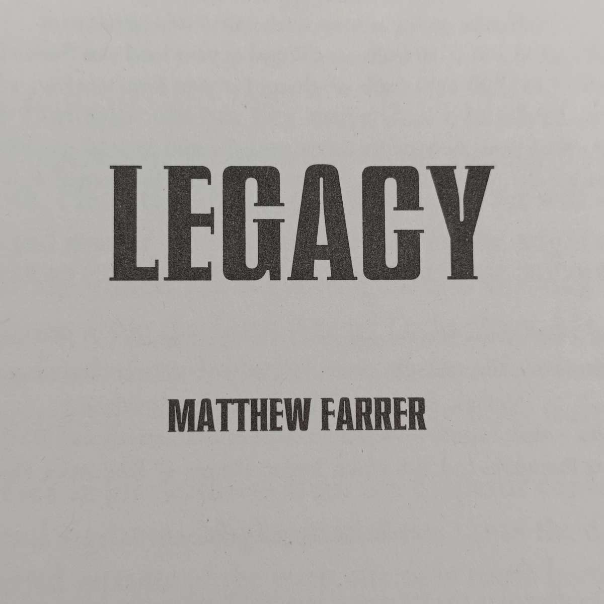 Warhammer #79 Legacy by Matthew Farrar