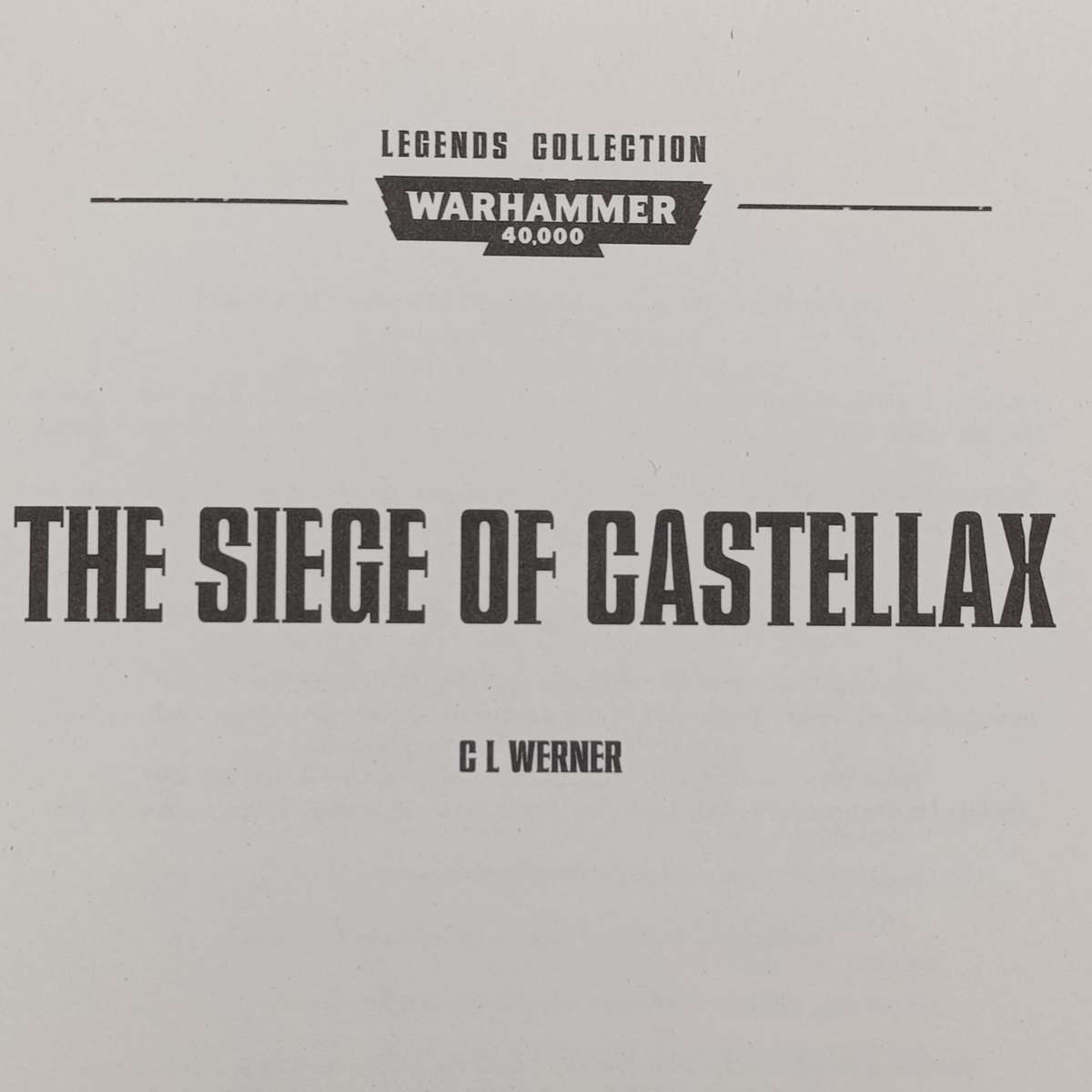 Warhammer #68 The Siege of Castlellax by GL Werner