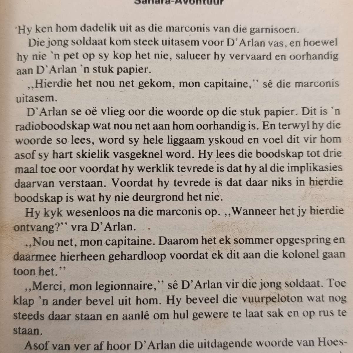 Afrikaans vintage storybook Sahara - Avontuur no 23