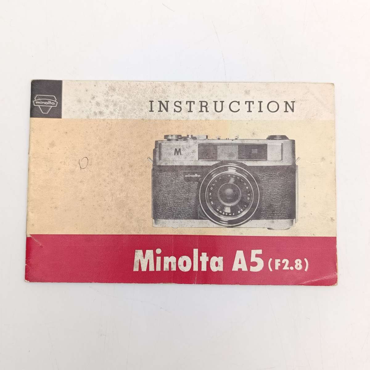 Minolta A5 instruction booklet