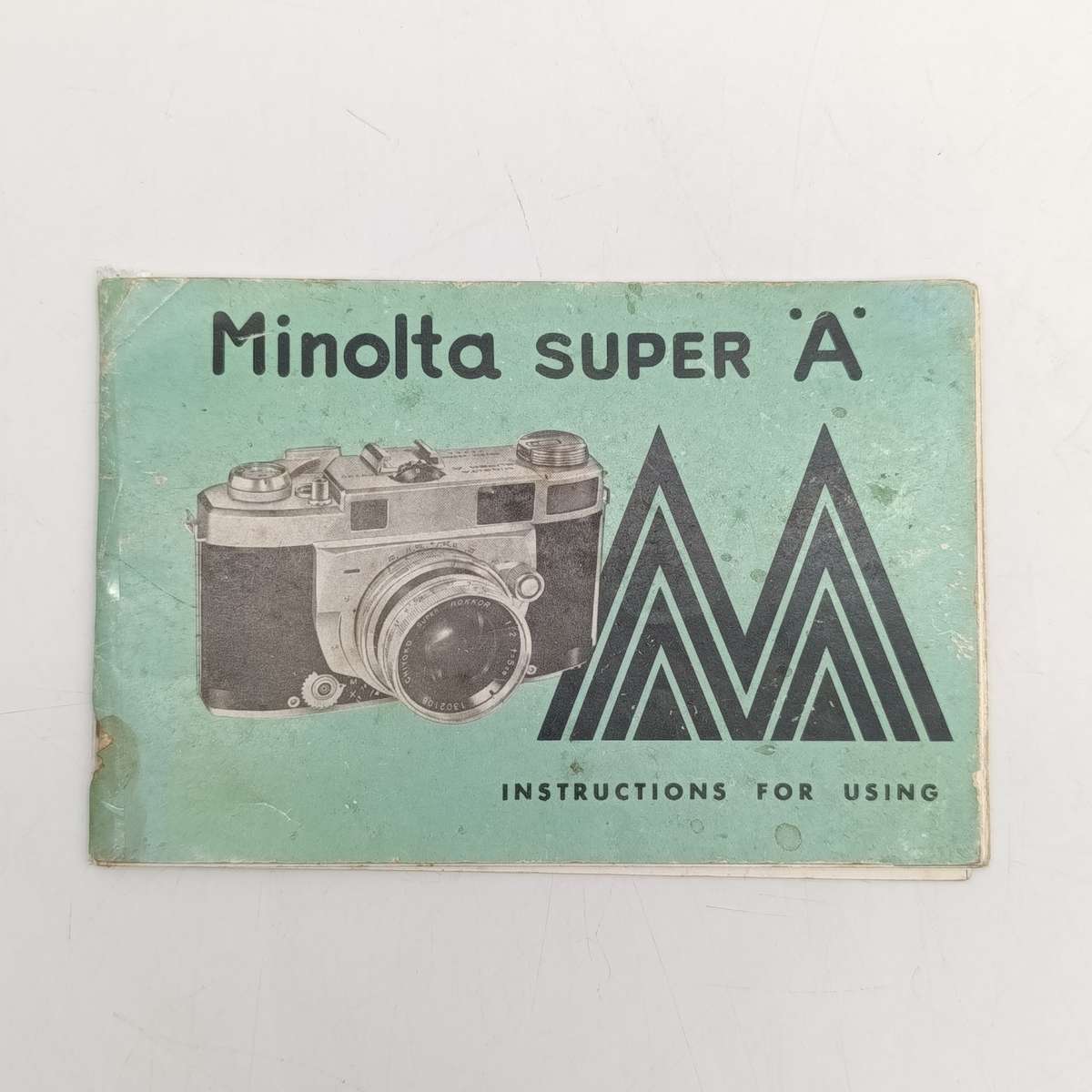 Minolta Super A instruction booklet