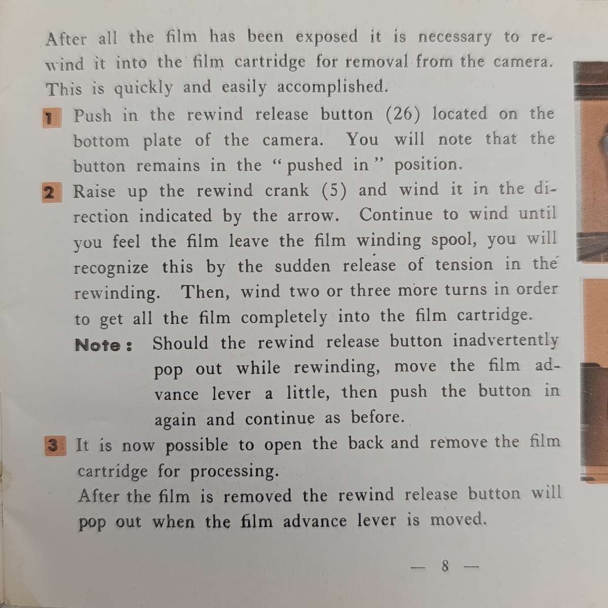 Minolta Super A instruction booklet