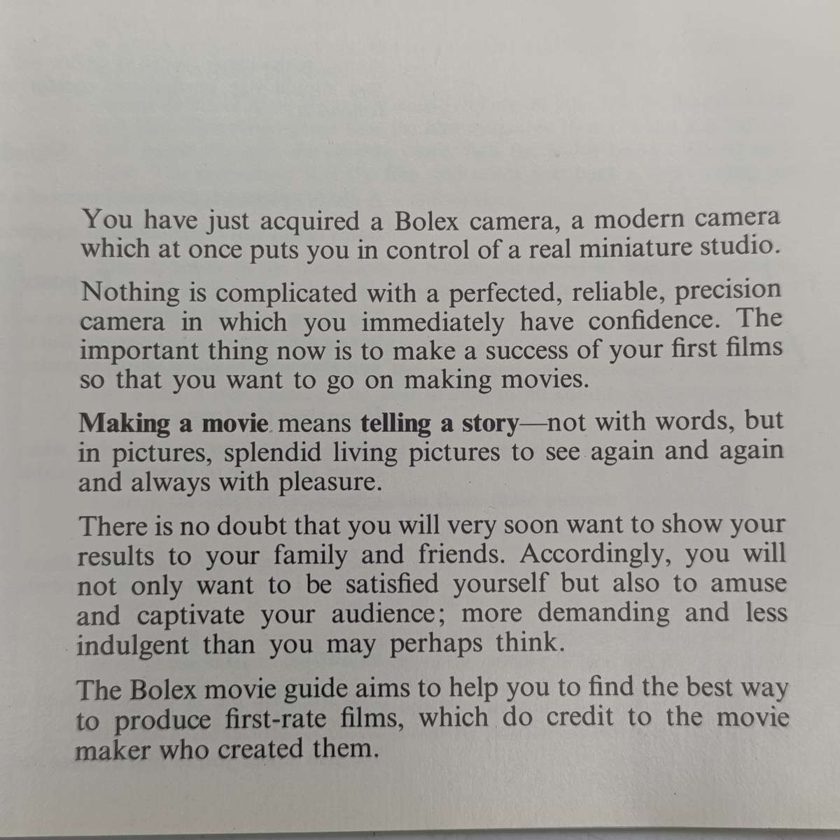 Lot of 3 Bolex paillard booklets - 8mm cineguide, lenses, C8 camera