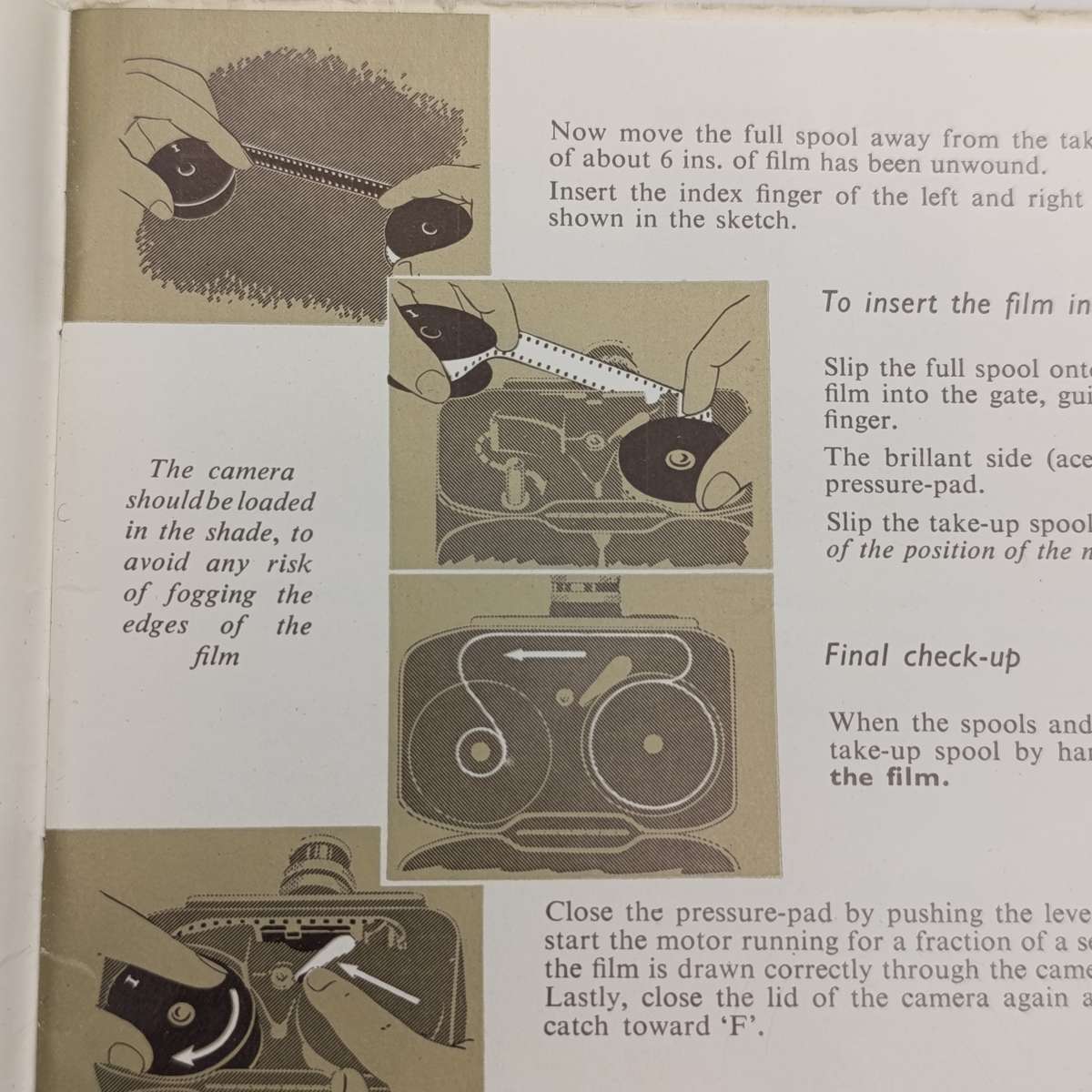 Lot of 3 Bolex paillard booklets - 8mm cineguide, lenses, C8 camera