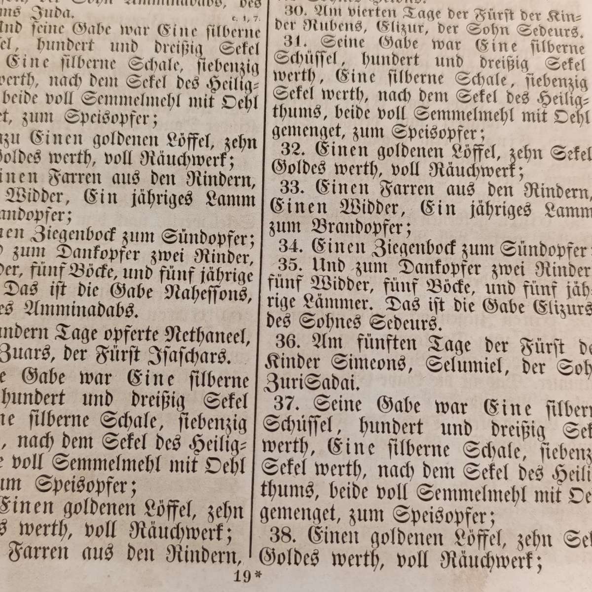 Antique German Bible - Old and New Testament by Martin Luther - circa 1800's