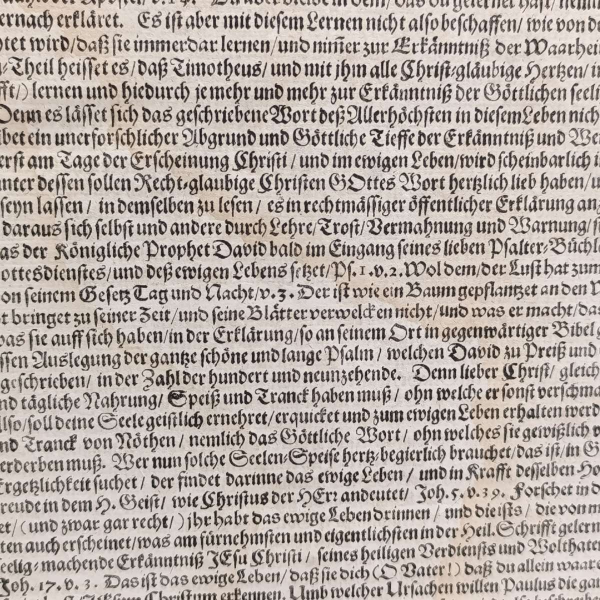 Antique German 1692 Bible - The Whole German scripture translated by Martin Luther