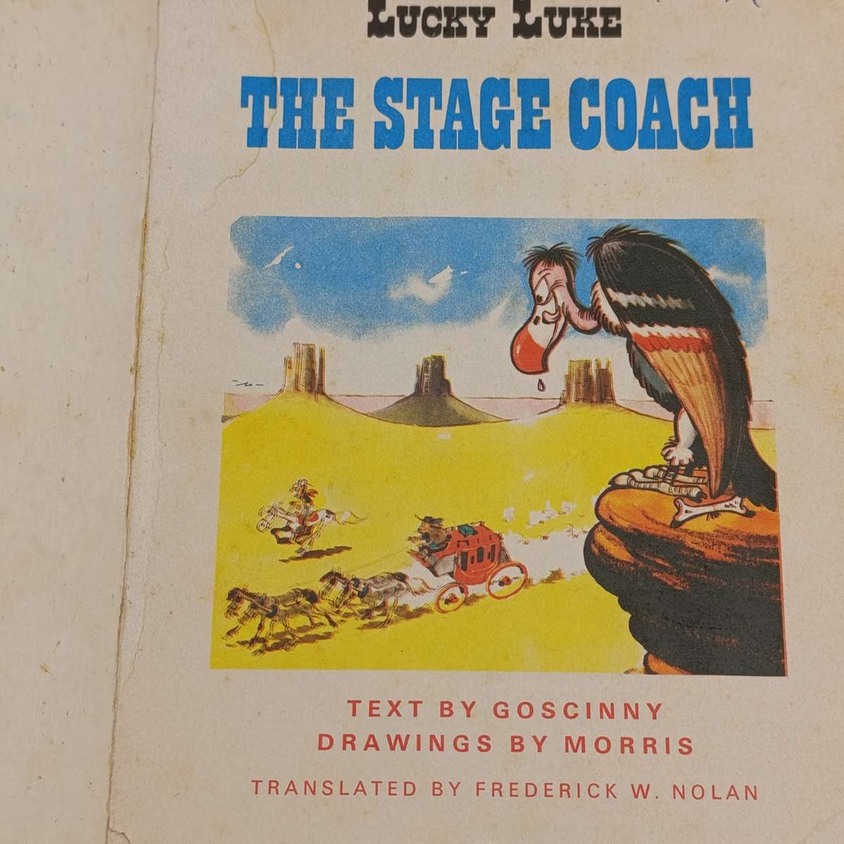 Lucky Luke The Stage Coach graphic novel