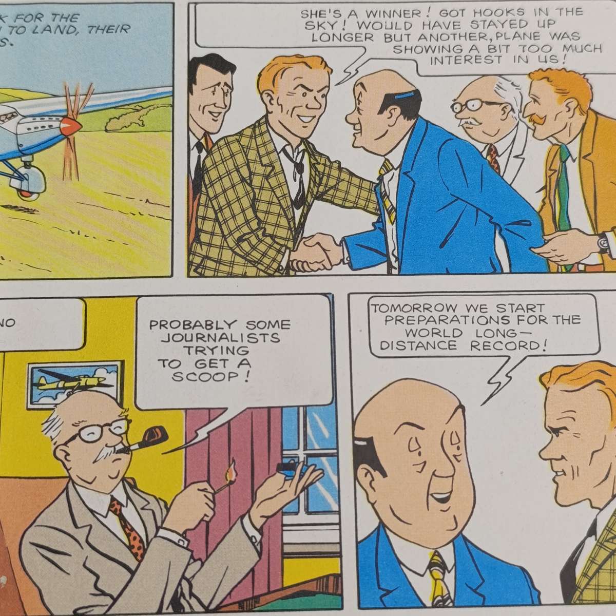 Biggles and the Golden Bird comic book