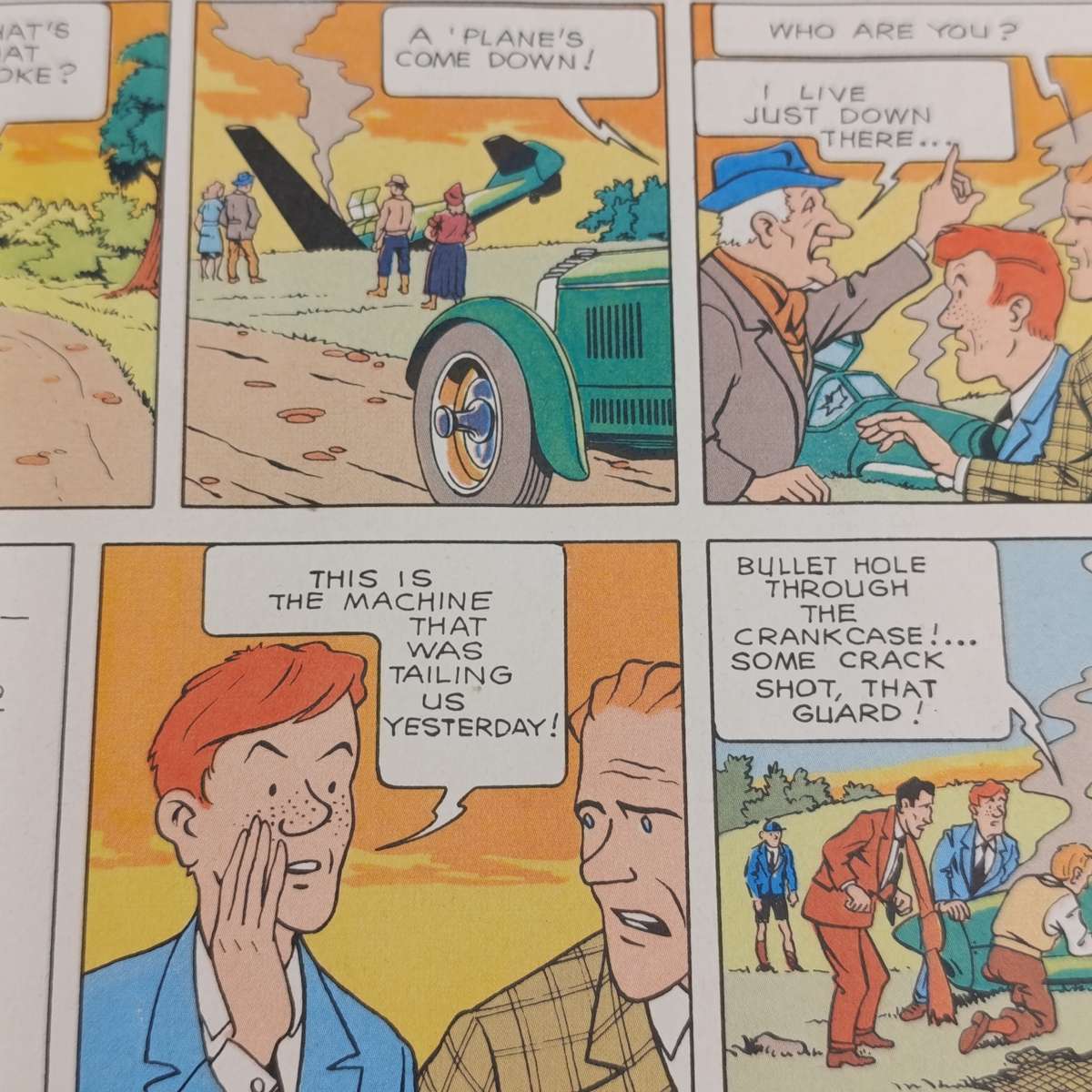 Biggles and the Golden Bird comic book